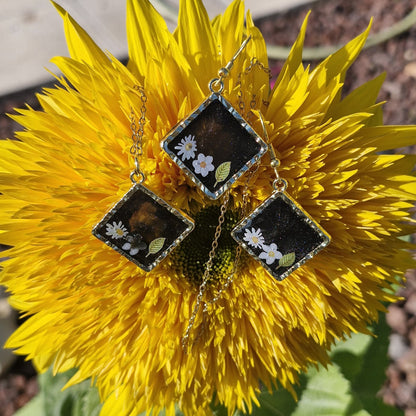 סט שרשרת ועגילים 6