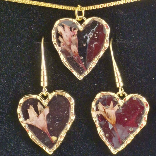 סט שרשרת ועגילים 4