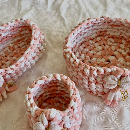 סט סלסלות לקוסמטיקה