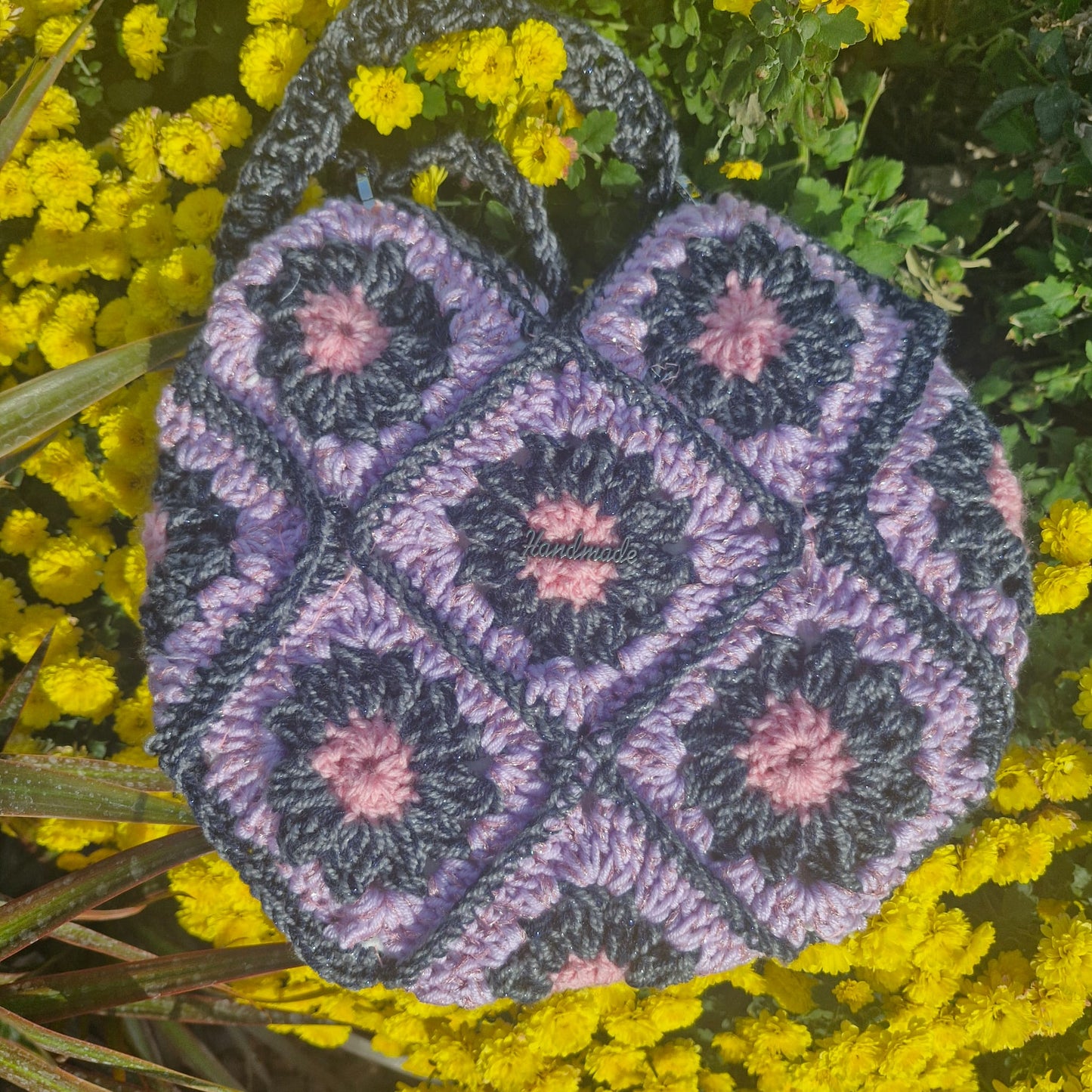 תיק סל אביבי בגווני ורוד ואפור