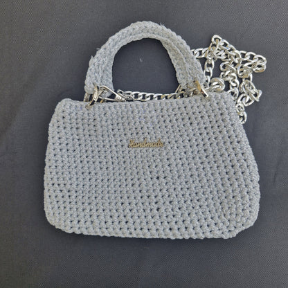 תיק ערב כסוף