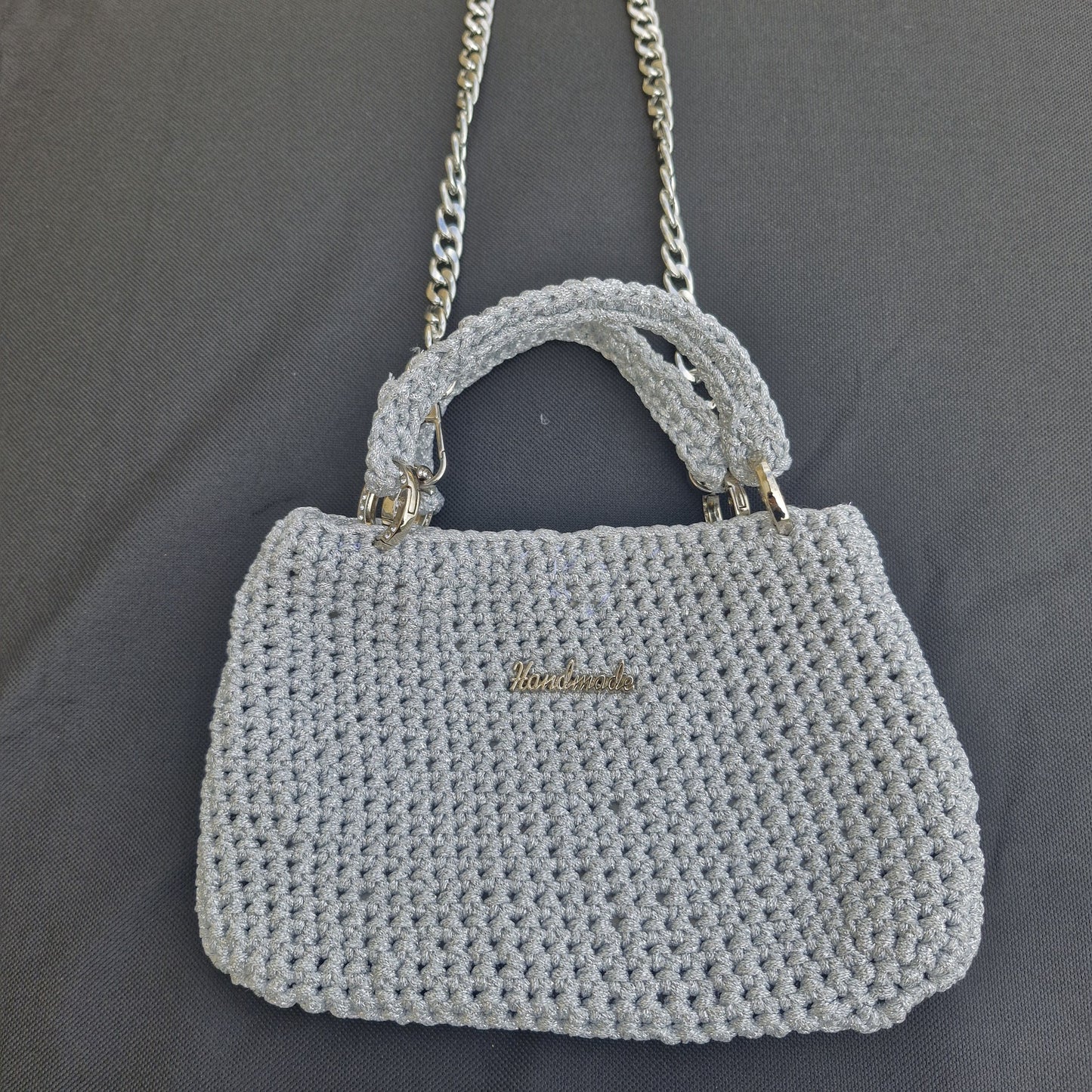 תיק ערב כסוף