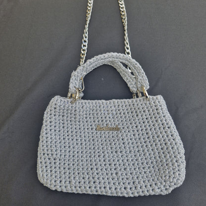 תיק ערב כסוף