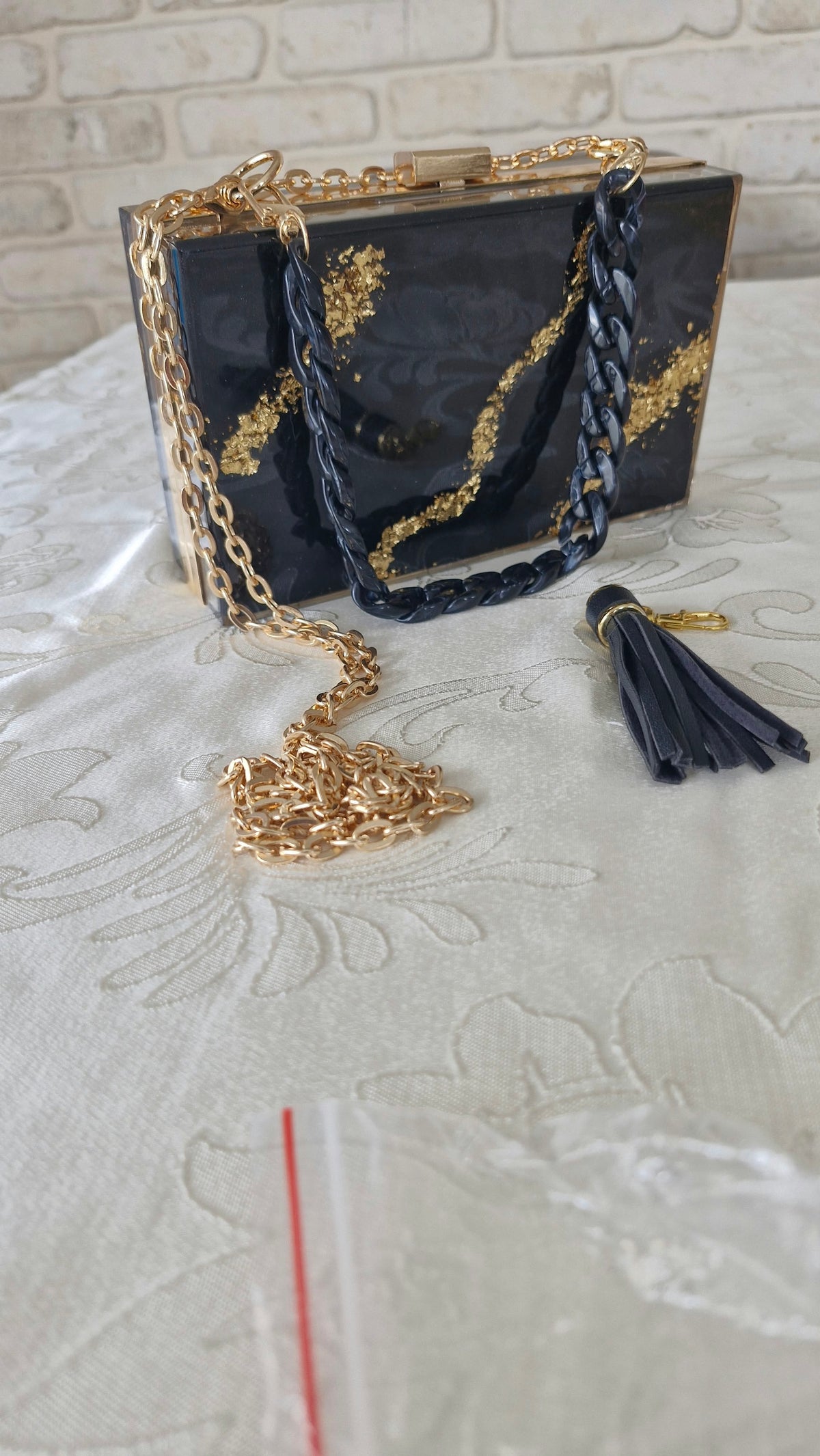 תיק ערב Black Gold