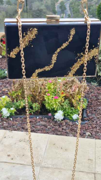 תיק ערב Black Gold