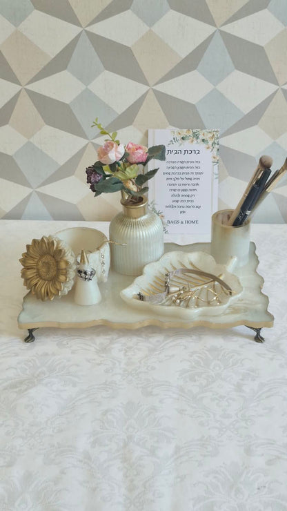 ארגונית תכשיטים ואיפור Pearl Vanity