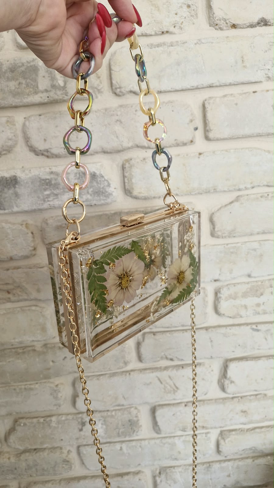 תיק ערב Floral Elegance