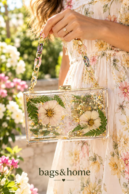 תיק ערב Floral Elegance