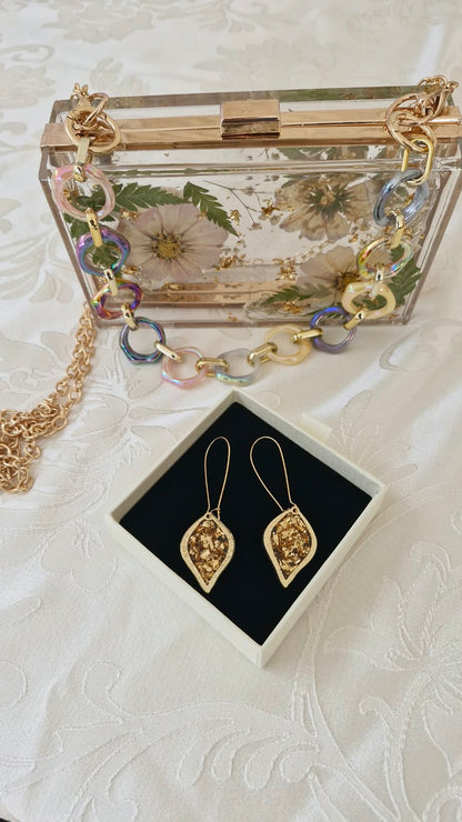 תיק ערב Floral Elegance