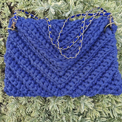 תיק מעטפה כחול