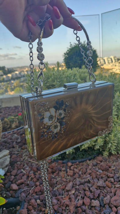 תיק אקרילי ייחודי Golden Wave