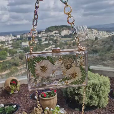 תיק ערב Floral Elegance