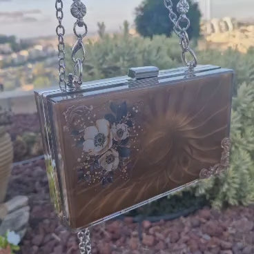 תיק אקרילי ייחודי Golden Wave