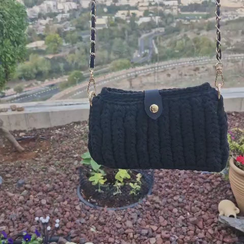 תיק ערב שחור
