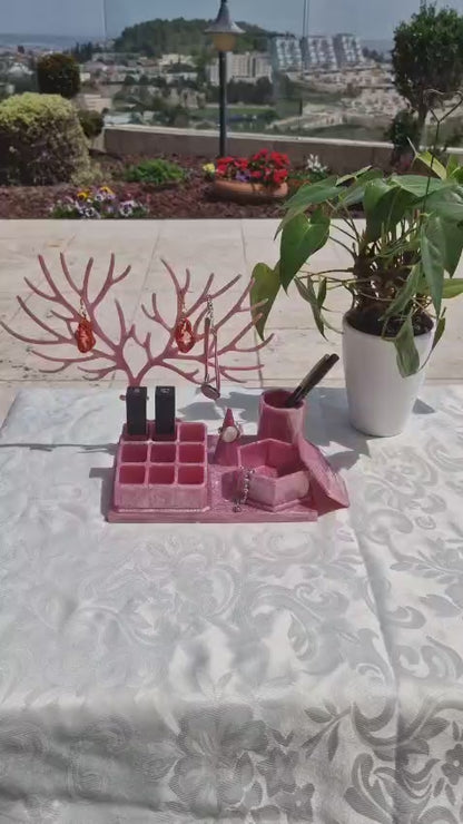 ארגונית איפור ותכשיטים